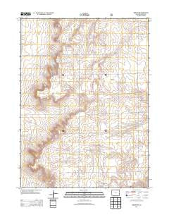 Grover NE Colorado Historical topographic map, 1:24000 scale, 7.5 X 7.5 Minute, Year 2013