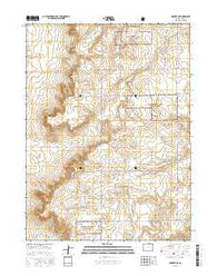 Grover NE Colorado Current topographic map, 1:24000 scale, 7.5 X 7.5 Minute, Year 2016