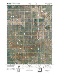 Grover North Colorado Historical topographic map, 1:24000 scale, 7.5 X 7.5 Minute, Year 2011