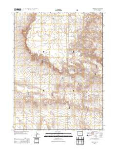 Grover SE Colorado Historical topographic map, 1:24000 scale, 7.5 X 7.5 Minute, Year 2013