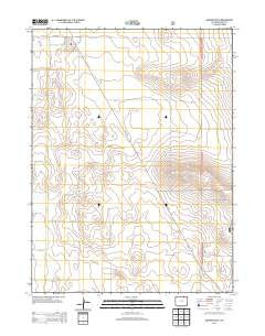 Grover South Colorado Historical topographic map, 1:24000 scale, 7.5 X 7.5 Minute, Year 2013