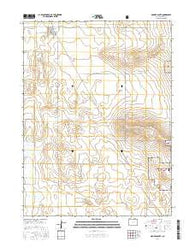 Grover South Colorado Current topographic map, 1:24000 scale, 7.5 X 7.5 Minute, Year 2016