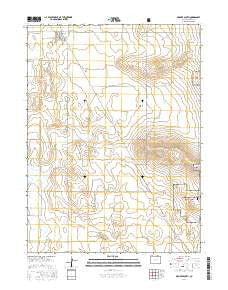 Grover South Colorado Current topographic map, 1:24000 scale, 7.5 X 7.5 Minute, Year 2016