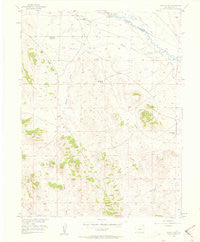 Guffey NW Colorado Historical topographic map, 1:24000 scale, 7.5 X 7.5 Minute, Year 1956