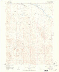 Guffey NW Colorado Historical topographic map, 1:24000 scale, 7.5 X 7.5 Minute, Year 1956