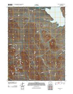 Guffey NW Colorado Historical topographic map, 1:24000 scale, 7.5 X 7.5 Minute, Year 2010