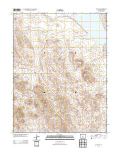 Guffey NW Colorado Historical topographic map, 1:24000 scale, 7.5 X 7.5 Minute, Year 2013