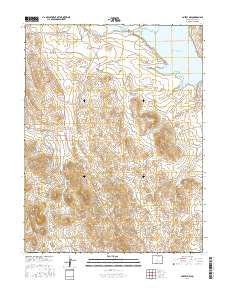 Guffey NW Colorado Current topographic map, 1:24000 scale, 7.5 X 7.5 Minute, Year 2016