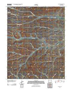 Gulnare Colorado Historical topographic map, 1:24000 scale, 7.5 X 7.5 Minute, Year 2010