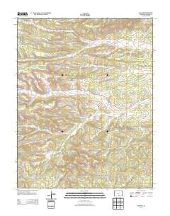 Gulnare Colorado Historical topographic map, 1:24000 scale, 7.5 X 7.5 Minute, Year 2013