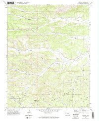 Gulnare Colorado Historical topographic map, 1:24000 scale, 7.5 X 7.5 Minute, Year 1971