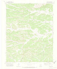 Gulnare Colorado Historical topographic map, 1:24000 scale, 7.5 X 7.5 Minute, Year 1971