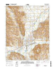 Gunnison Colorado Current topographic map, 1:24000 scale, 7.5 X 7.5 Minute, Year 2016