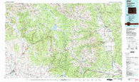 Gunnison Colorado Historical topographic map, 1:100000 scale, 30 X 60 Minute, Year 1984