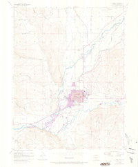 Gunnison Colorado Historical topographic map, 1:24000 scale, 7.5 X 7.5 Minute, Year 1954