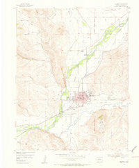 Gunnison Colorado Historical topographic map, 1:24000 scale, 7.5 X 7.5 Minute, Year 1954