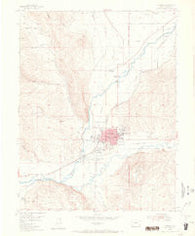 Gunnison Colorado Historical topographic map, 1:24000 scale, 7.5 X 7.5 Minute, Year 1954
