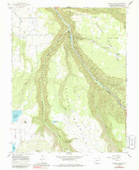 Gurley Canyon Colorado Historical topographic map, 1:24000 scale, 7.5 X 7.5 Minute, Year 1964