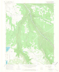Gurley Canyon Colorado Historical topographic map, 1:24000 scale, 7.5 X 7.5 Minute, Year 1964