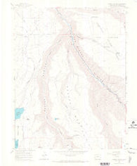 Gurley Canyon Colorado Historical topographic map, 1:24000 scale, 7.5 X 7.5 Minute, Year 1964