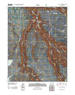 Gurley Canyon Colorado Historical topographic map, 1:24000 scale, 7.5 X 7.5 Minute, Year 2011