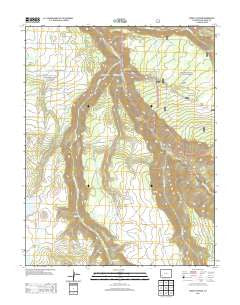 Gurley Canyon Colorado Historical topographic map, 1:24000 scale, 7.5 X 7.5 Minute, Year 2013