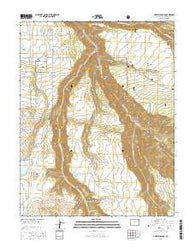 Gurley Canyon Colorado Current topographic map, 1:24000 scale, 7.5 X 7.5 Minute, Year 2016