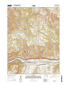 Gypsum Colorado Current topographic map, 1:24000 scale, 7.5 X 7.5 Minute, Year 2016