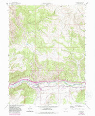 Gypsum Colorado Historical topographic map, 1:24000 scale, 7.5 X 7.5 Minute, Year 1962