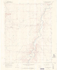 Hackamore Ranch Colorado Historical topographic map, 1:24000 scale, 7.5 X 7.5 Minute, Year 1966