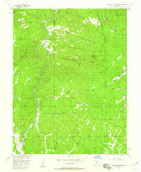 Hackett Mountain Colorado Historical topographic map, 1:24000 scale, 7.5 X 7.5 Minute, Year 1956