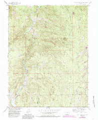 Hackett Mountain Colorado Historical topographic map, 1:24000 scale, 7.5 X 7.5 Minute, Year 1956