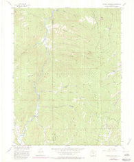 Hackett Mountain Colorado Historical topographic map, 1:24000 scale, 7.5 X 7.5 Minute, Year 1956