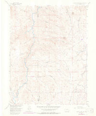 Hackett Mountain Colorado Historical topographic map, 1:24000 scale, 7.5 X 7.5 Minute, Year 1956