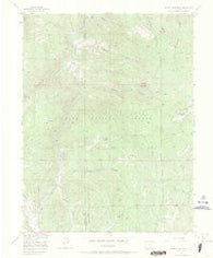 Hackett Mountain Colorado Historical topographic map, 1:24000 scale, 7.5 X 7.5 Minute, Year 1956