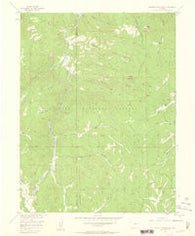 Hackett Mountain Colorado Historical topographic map, 1:24000 scale, 7.5 X 7.5 Minute, Year 1956