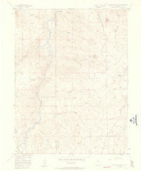 Hackett Mountain Colorado Historical topographic map, 1:24000 scale, 7.5 X 7.5 Minute, Year 1956