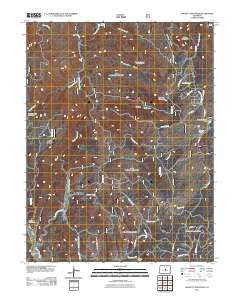 Hackett Mountain Colorado Historical topographic map, 1:24000 scale, 7.5 X 7.5 Minute, Year 2011