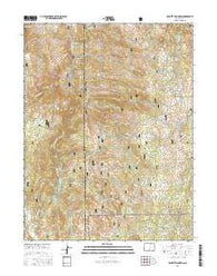 Hackett Mountain Colorado Current topographic map, 1:24000 scale, 7.5 X 7.5 Minute, Year 2016