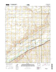 Hadley Colorado Current topographic map, 1:24000 scale, 7.5 X 7.5 Minute, Year 2016