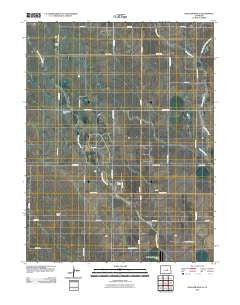 Haegler Ranch Colorado Historical topographic map, 1:24000 scale, 7.5 X 7.5 Minute, Year 2010