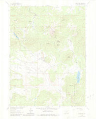 Hahns Peak Colorado Historical topographic map, 1:24000 scale, 7.5 X 7.5 Minute, Year 1962