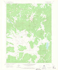 Hahns Peak Colorado Historical topographic map, 1:24000 scale, 7.5 X 7.5 Minute, Year 1962