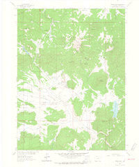 Hahns Peak Colorado Historical topographic map, 1:24000 scale, 7.5 X 7.5 Minute, Year 1962