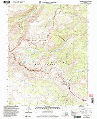 Halfmoon Pass Colorado Historical topographic map, 1:24000 scale, 7.5 X 7.5 Minute, Year 2001