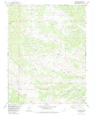 Hall Gulch Colorado Historical topographic map, 1:24000 scale, 7.5 X 7.5 Minute, Year 1983