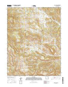 Hall Gulch Colorado Current topographic map, 1:24000 scale, 7.5 X 7.5 Minute, Year 2016