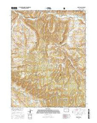 Hamilton Colorado Current topographic map, 1:24000 scale, 7.5 X 7.5 Minute, Year 2016