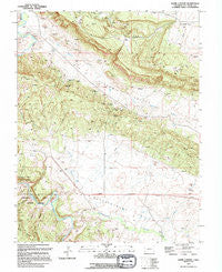 Hamm Canyon Colorado Historical topographic map, 1:24000 scale, 7.5 X 7.5 Minute, Year 1994
