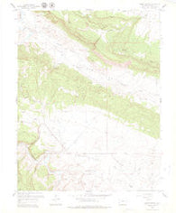 Hamm Canyon Colorado Historical topographic map, 1:24000 scale, 7.5 X 7.5 Minute, Year 1960
